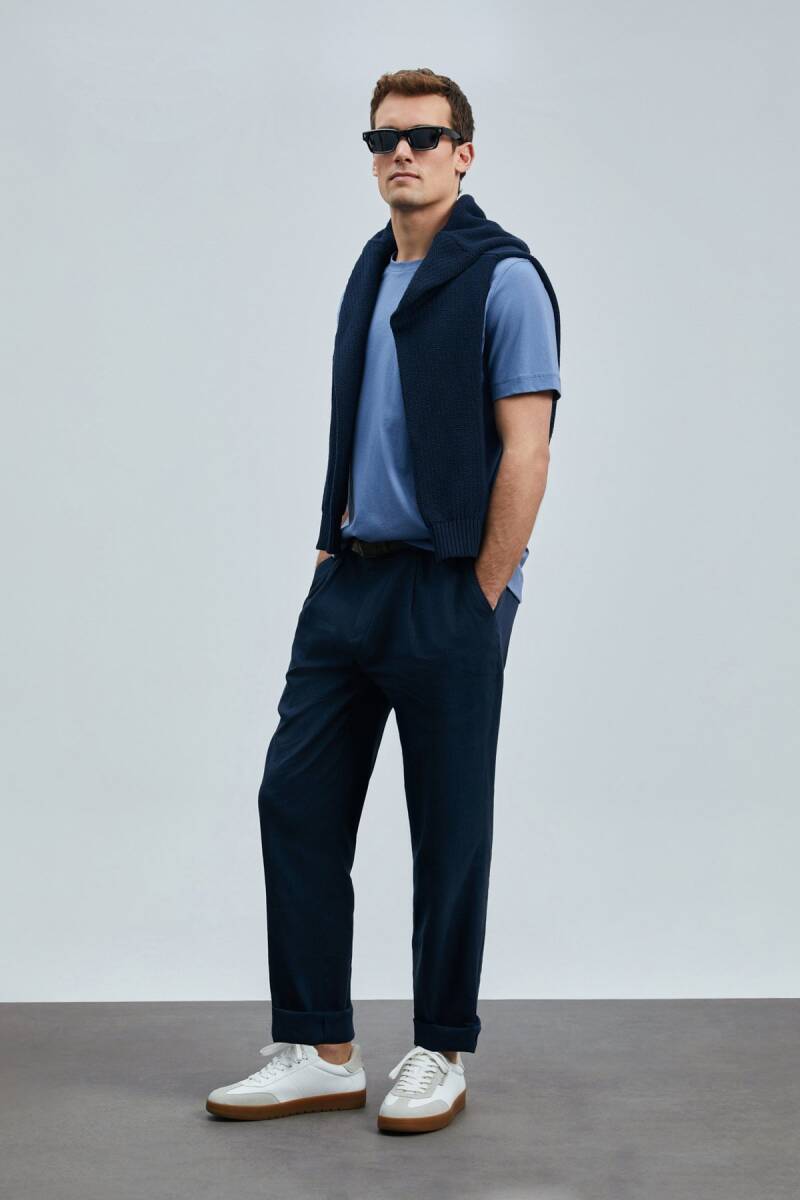 Bran Modern Grafik T- Shirt Koyu Lila - 5