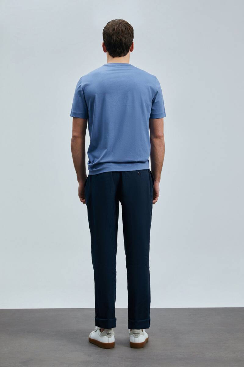 Bran Modern Grafik T- Shirt Koyu Lila - 6