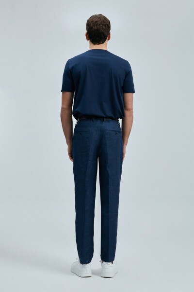 Bran Modern Grafik T- Shirt Lacivert - 6