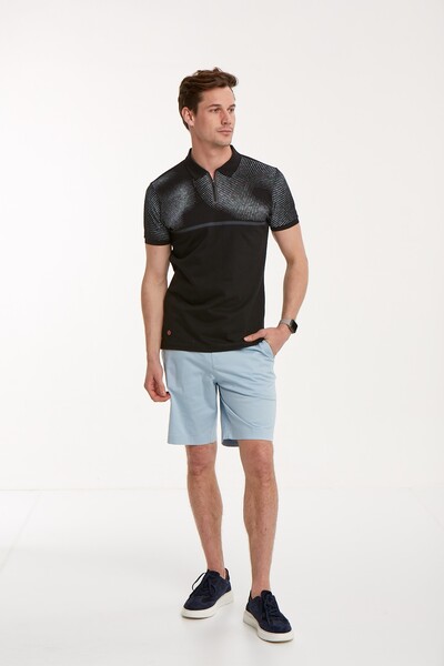 Brenti Polo Men's T-Shirt Black - 3