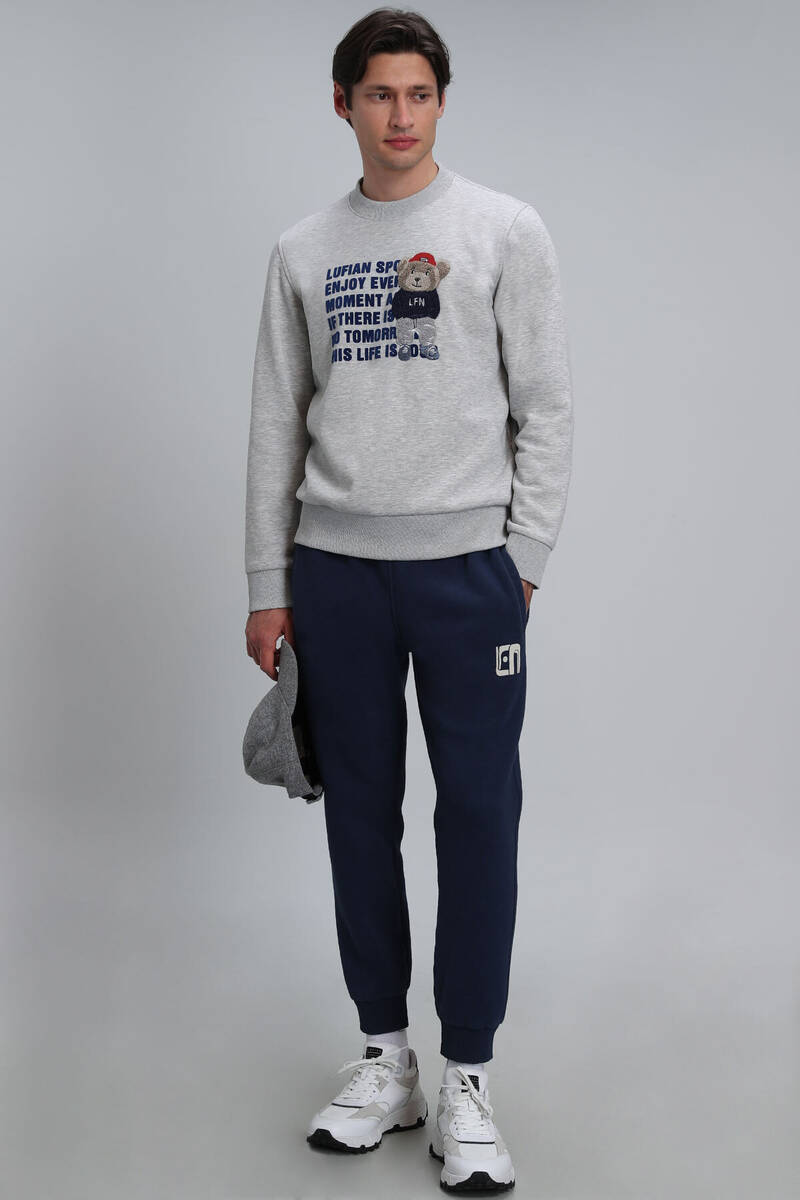 Bud Erkek Sweatshirt Gri - 2