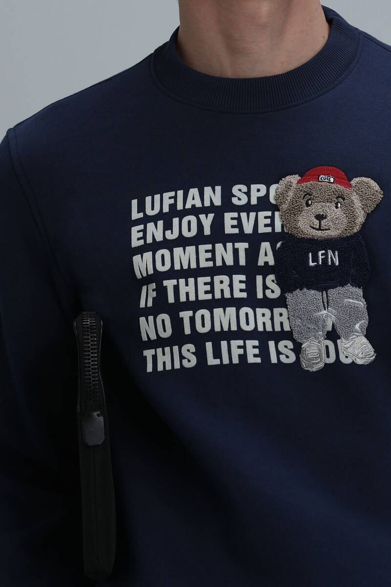 Bud Erkek Sweatshirt Lacivert - 3