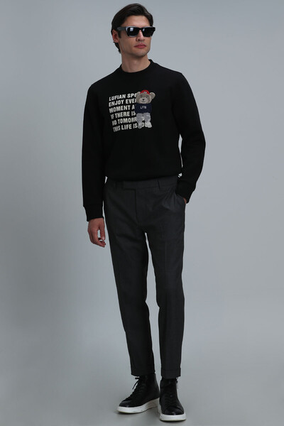 Bud Erkek Sweatshirt Siyah - 2
