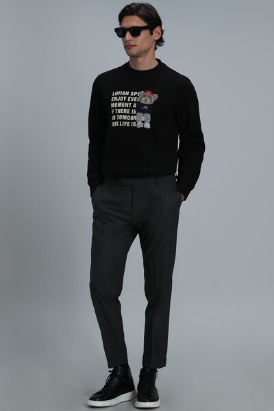 Bud Erkek Sweatshirt Siyah - 4