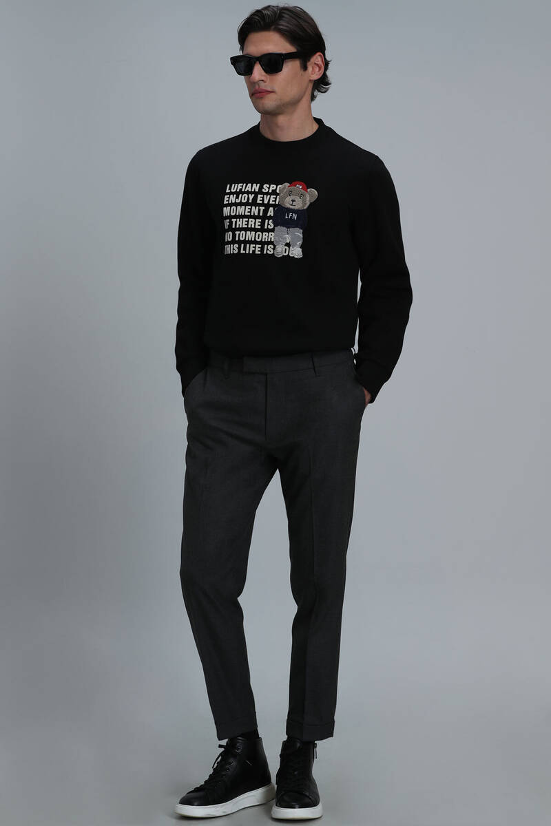 Bud Erkek Sweatshirt Siyah - 4