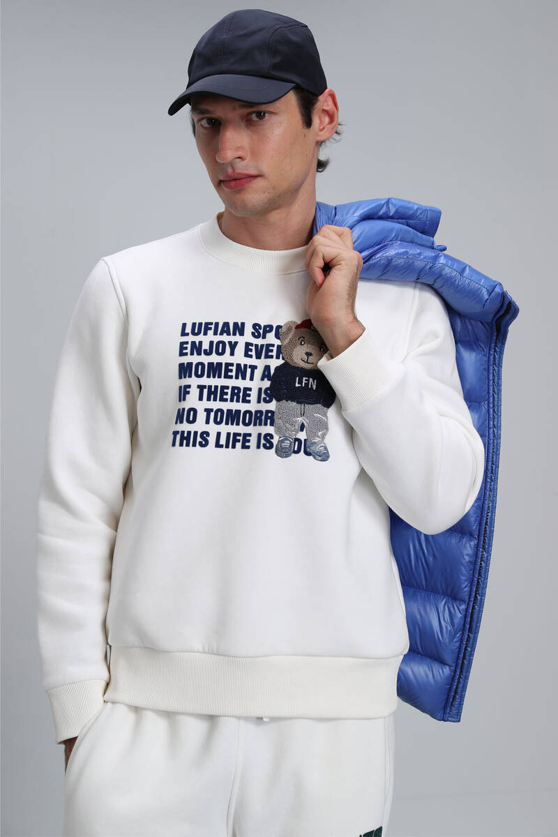 Bud Men's Sweatshirt Off White - 1
