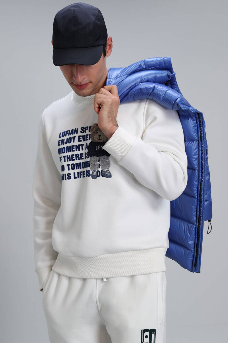Bud Men's Sweatshirt Off White - 5