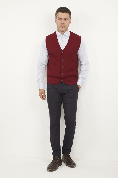 VOLTAJ - Buttoned Knitwear Vest (1)