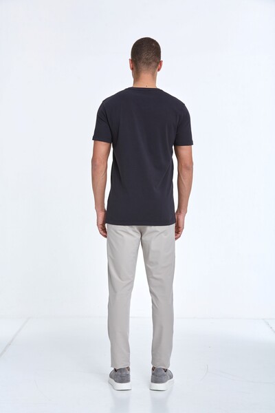 Caleb Printed Men's T-Shirt Black - 5
