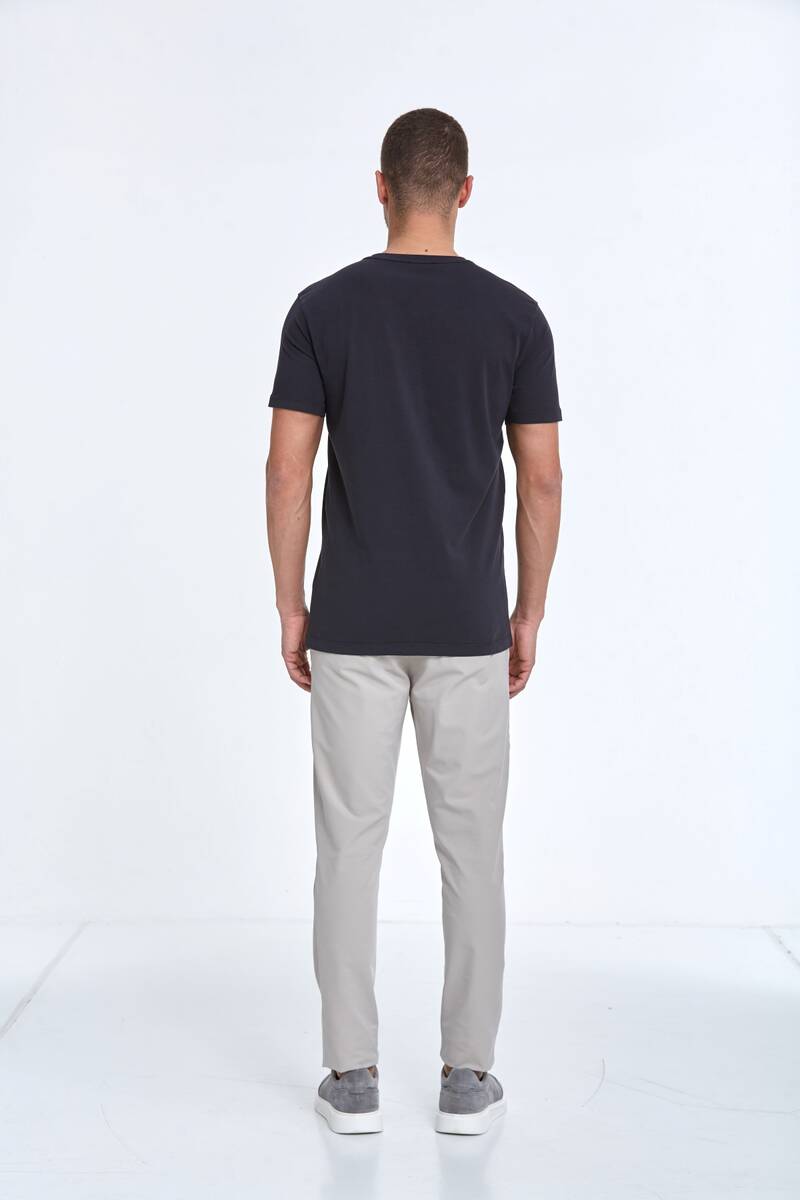 Caleb Printed Men's T-Shirt Black - 5