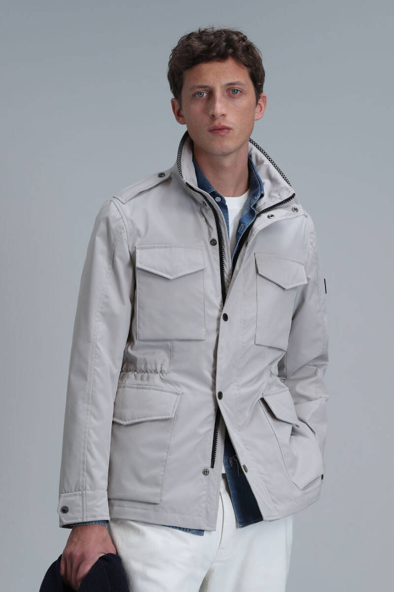 Cameron Men's Coat Beige - 1