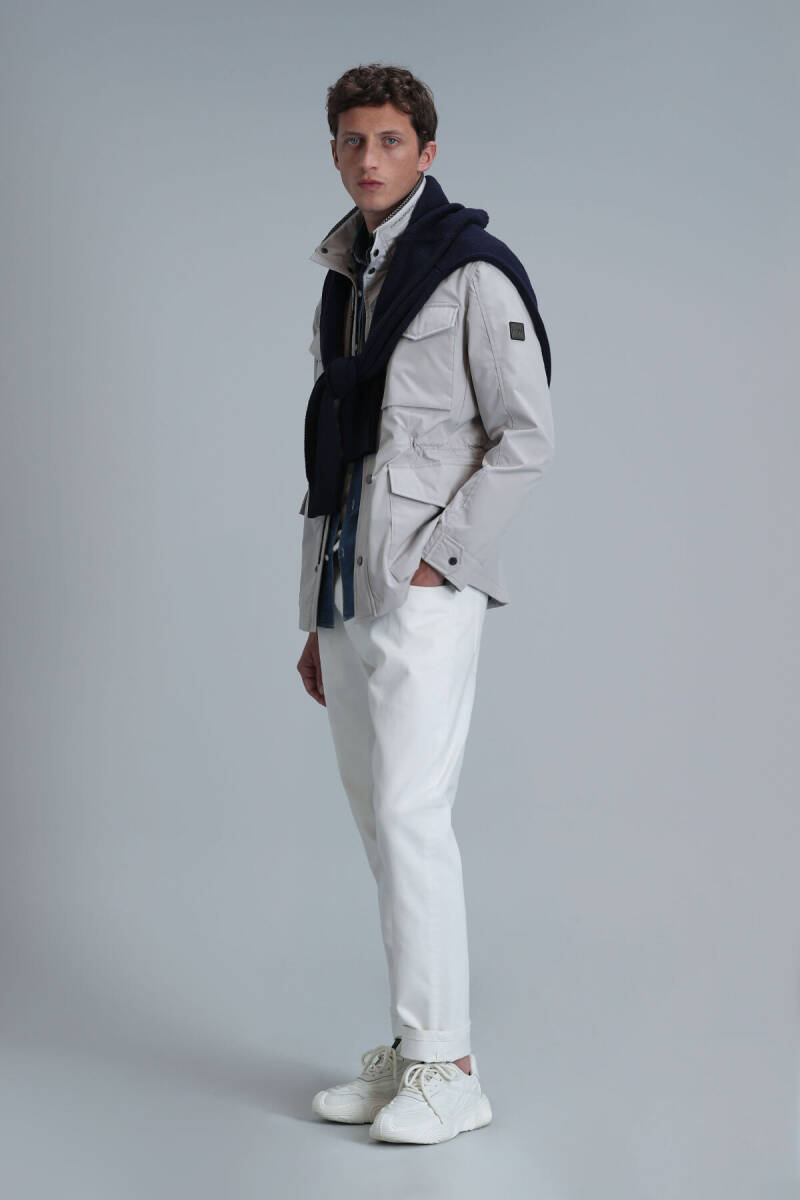 Cameron Men's Coat Beige - 4