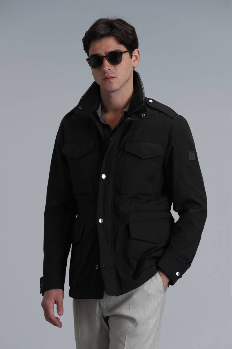Cameron Men's Coat Black - 1