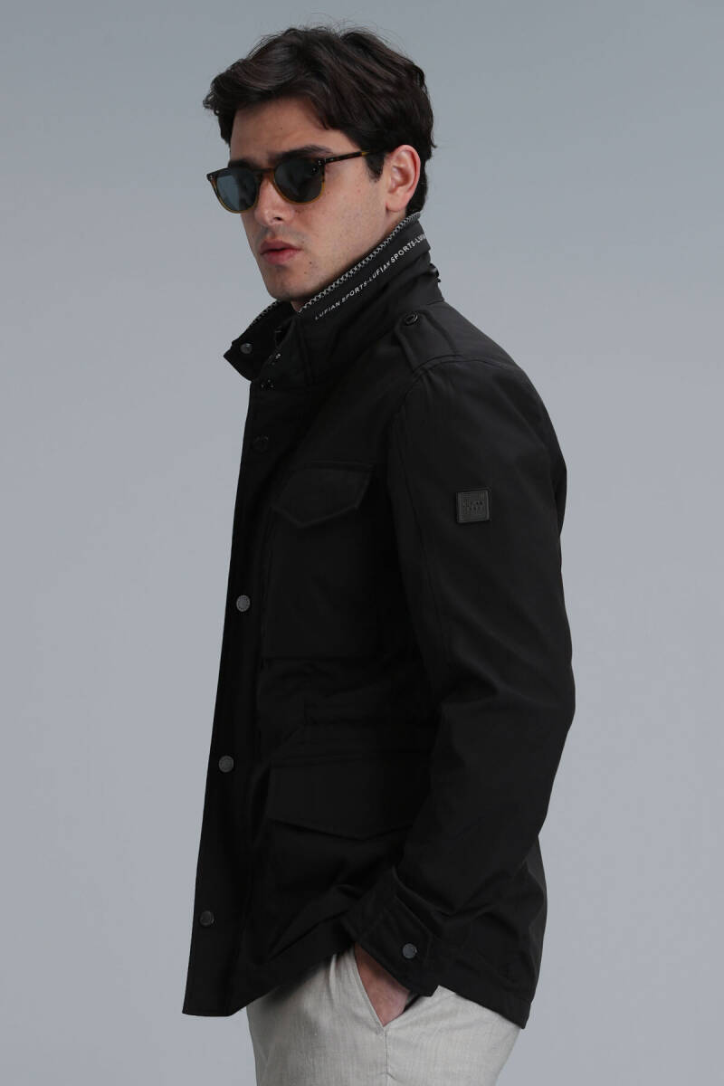 Cameron Men's Coat Black - 3