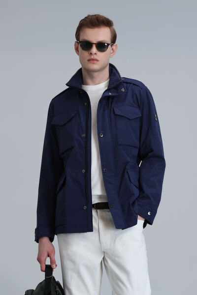 Cameron Men's Coat Navy Blue 