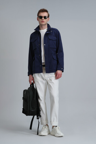 Cameron Men's Coat Navy Blue - 2
