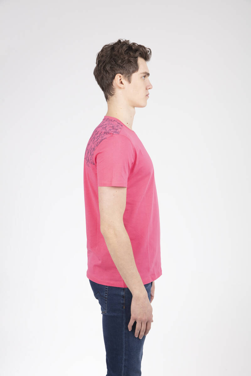 Camouflage Printed Crew Neck T-Shirt - 3