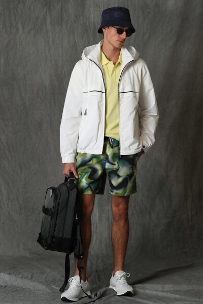 Cannel Erkek Deniz Şortu Yeşil - LUFIAN