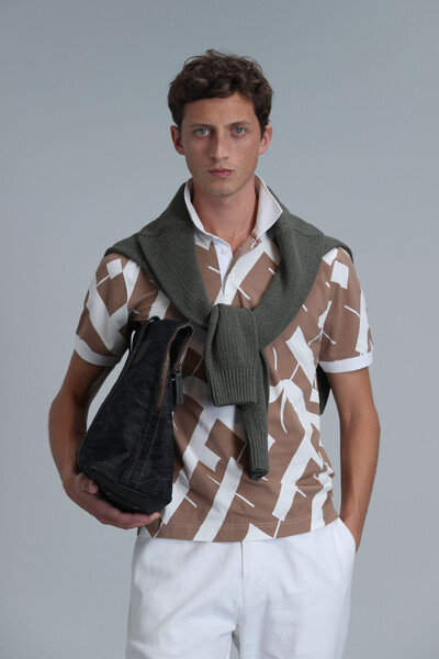 Cara Smart Men's Polo T-Shirt Copper 