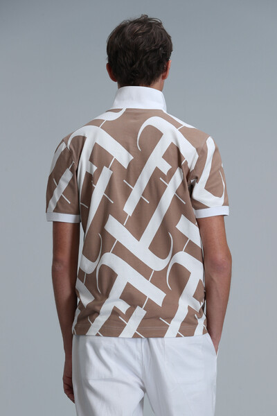 Cara Smart Men's Polo T-Shirt Copper - 6