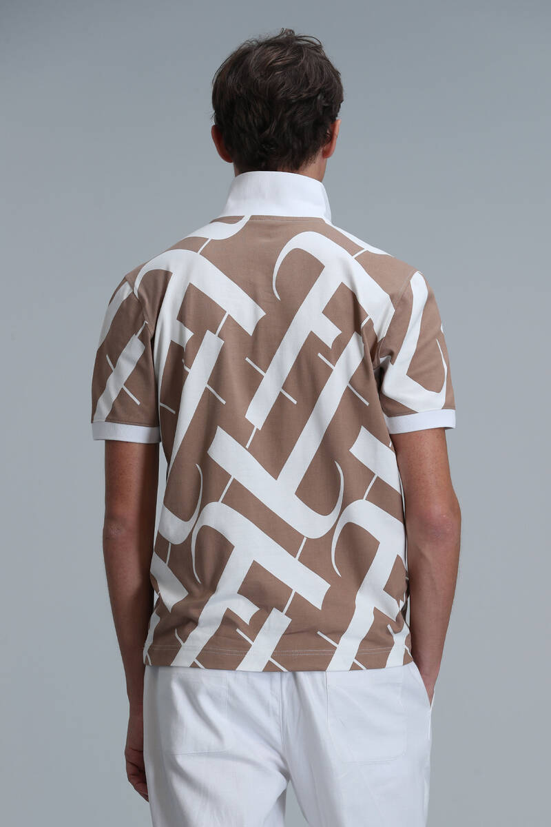 Cara Smart Men's Polo T-Shirt Copper - 6