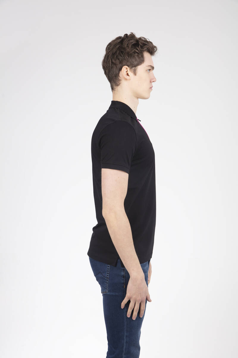 Carl Polo Men's T-Shirt Black - 3