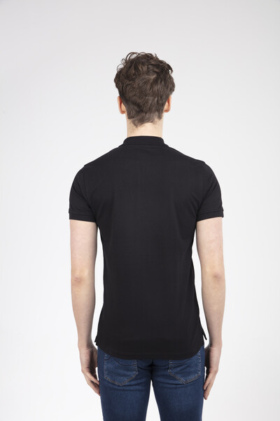 Carl Polo Men's T-Shirt Black - 4