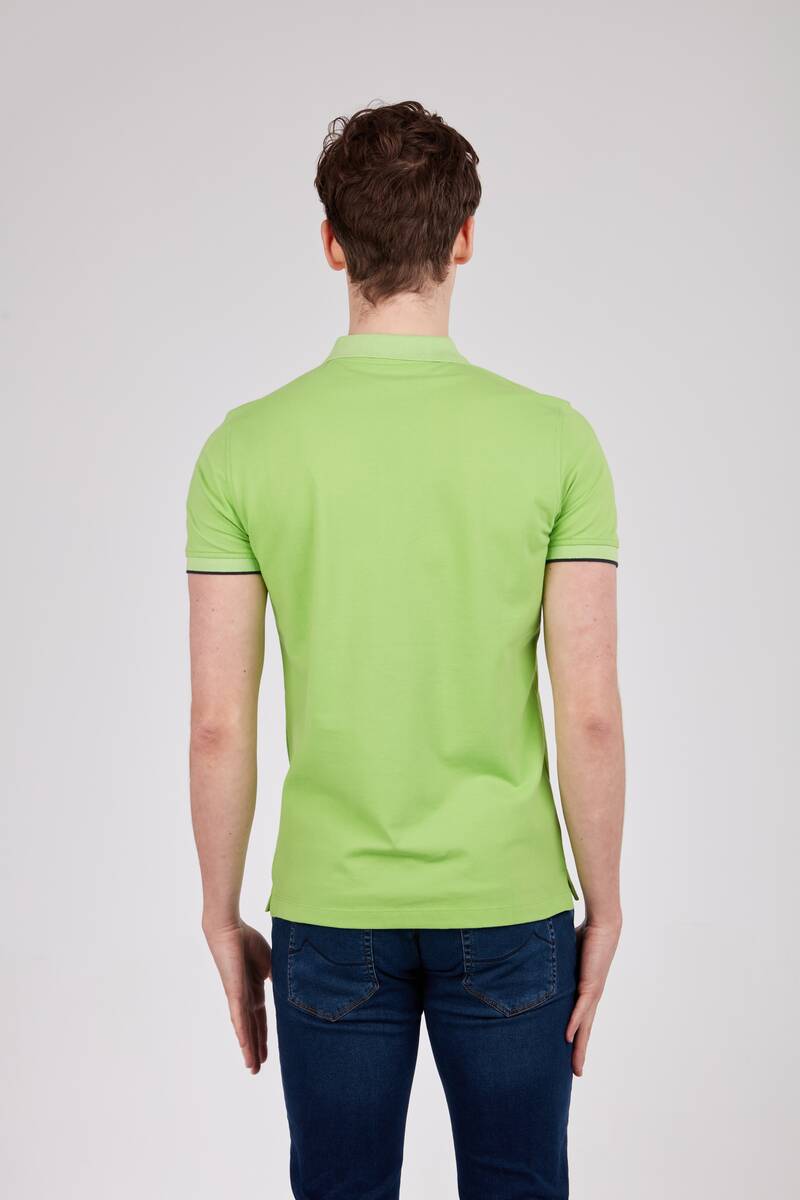 Carl Polo Men's T-Shirt Green - 4