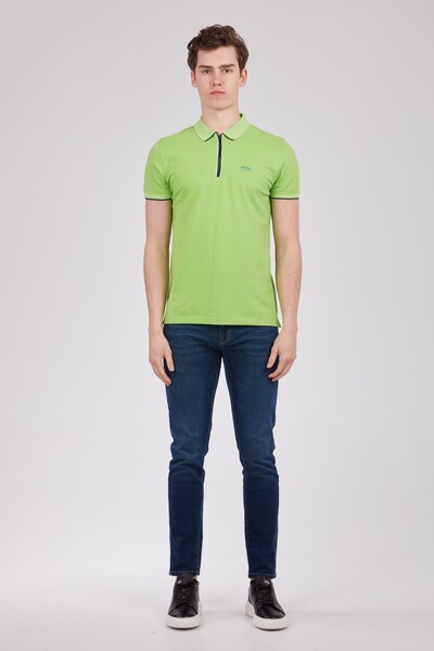 Carl Polo Men's T-Shirt Green - 2