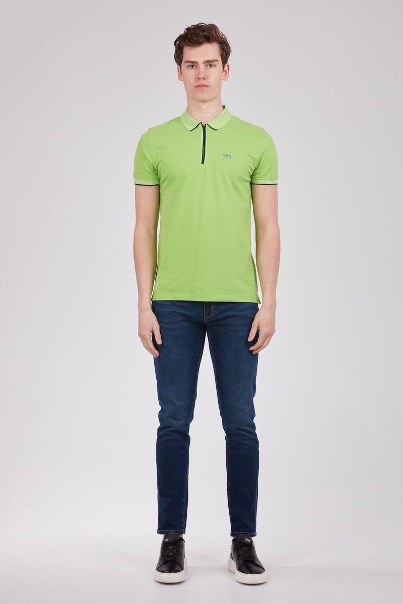 Carl Polo Men's T-Shirt Green - 2
