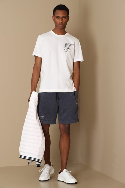 LUFIAN - Carot Modern Graphic Cotton Men's T-Shirt (1)