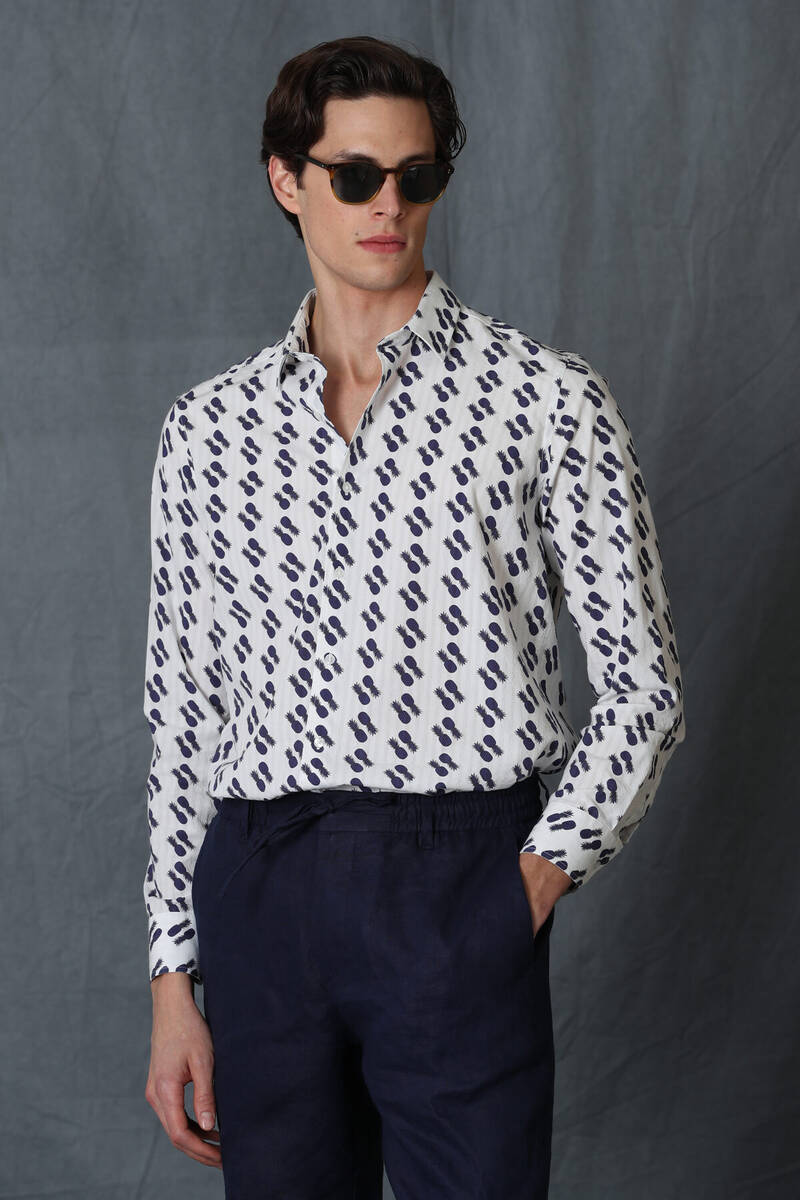 Cemer Erkek Smart Gömlek Comfort Slim Fit - 4