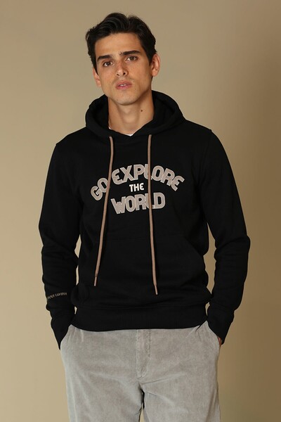 Charge Erkek Sweatshirt Siyah - 1