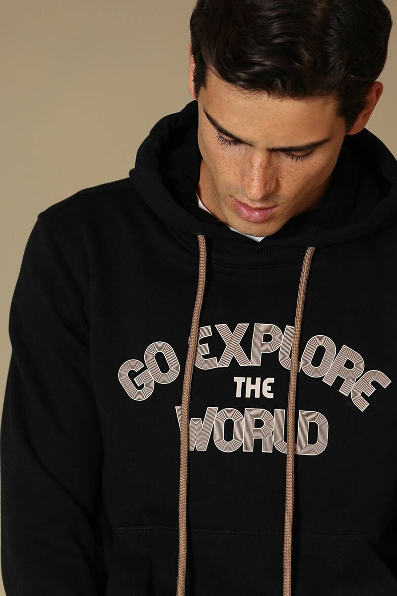Charge Erkek Sweatshirt Siyah - 2