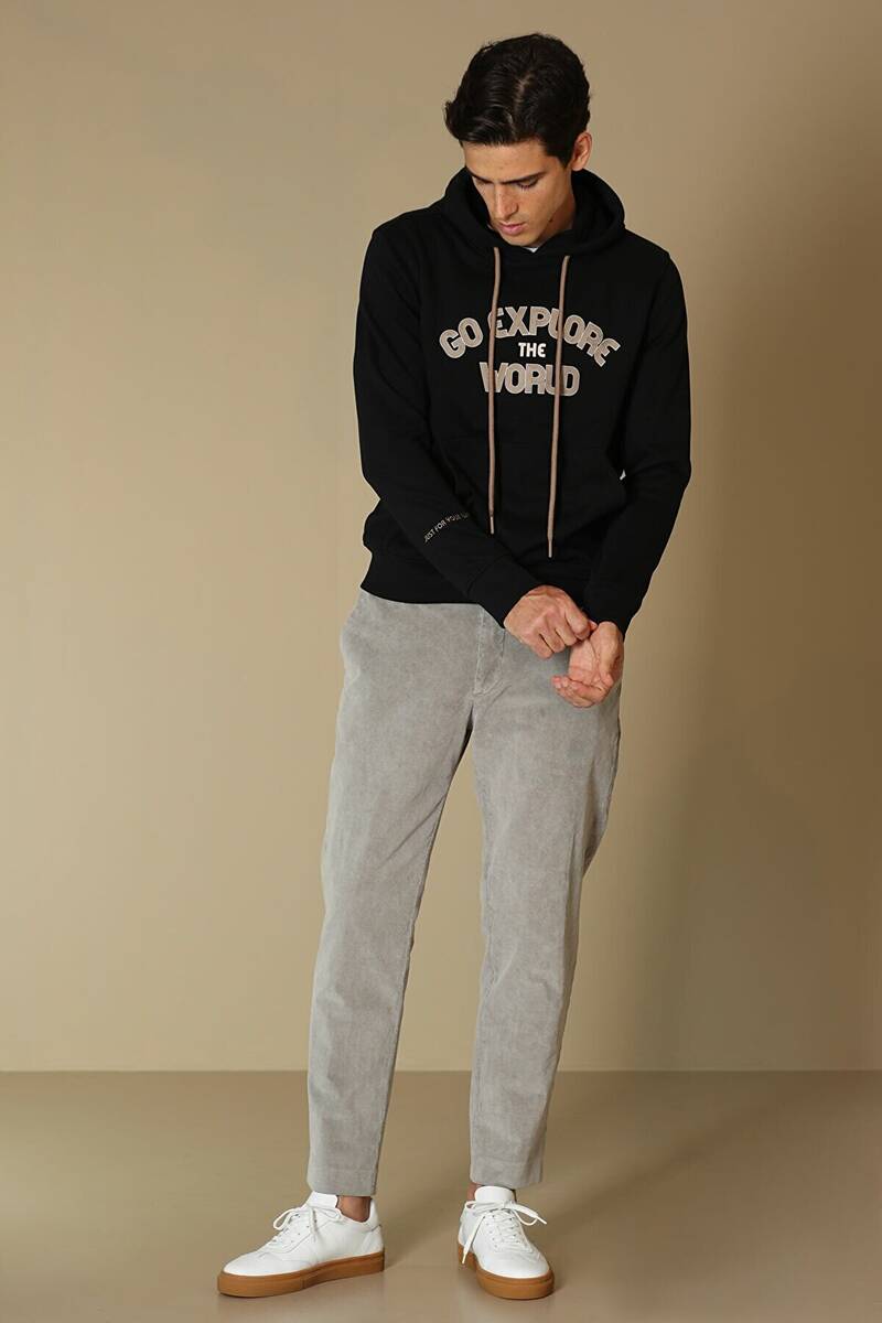 Charge Erkek Sweatshirt Siyah - 3