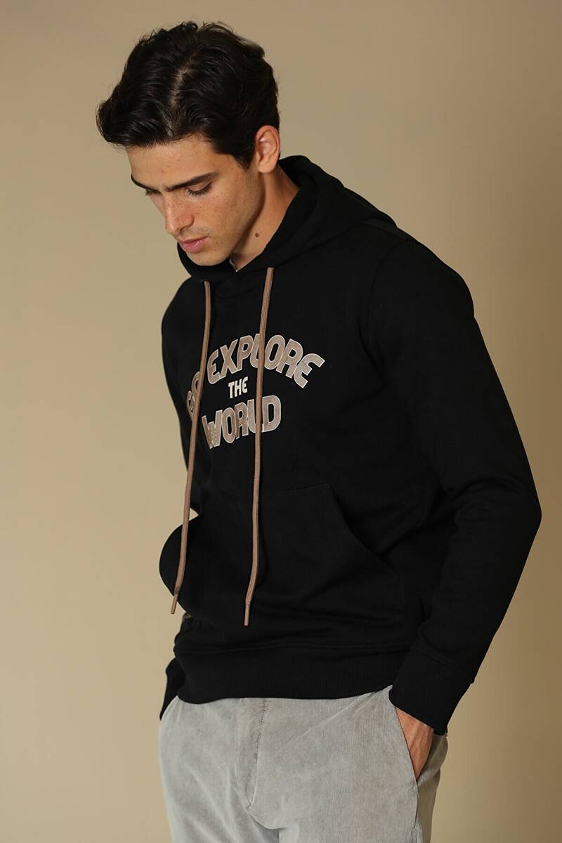 Charge Erkek Sweatshirt Siyah - 4