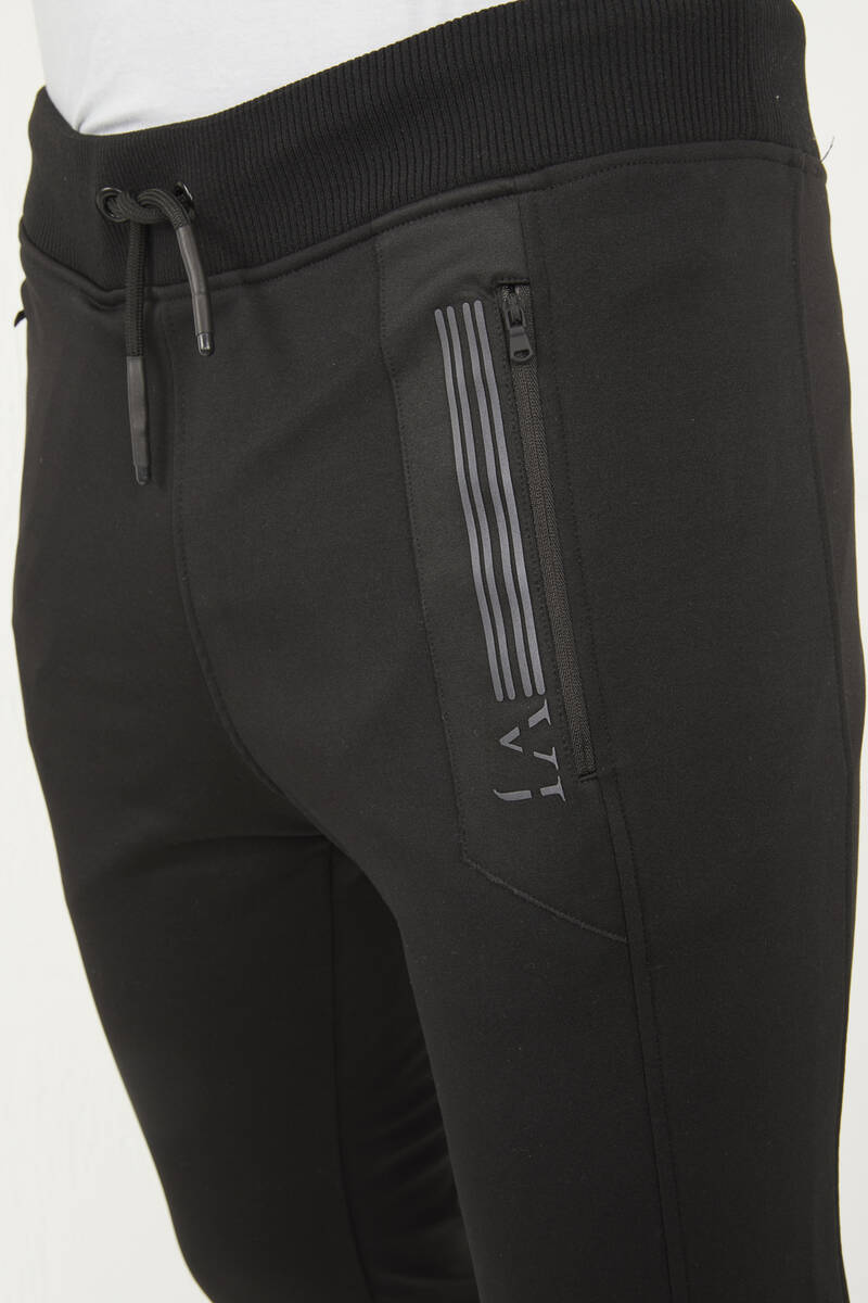 Черные спортивные штаны с аквалангом