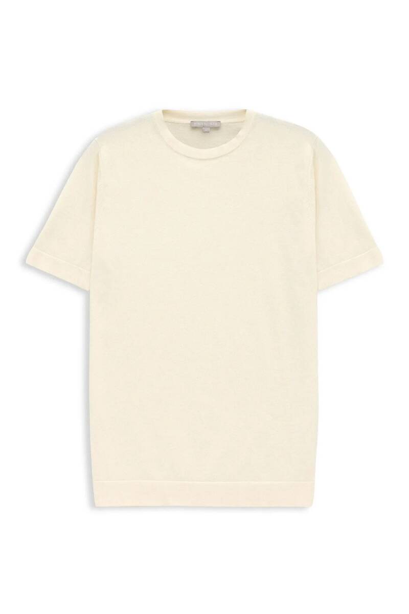 Chicago Beige Color Crew Neck Knitwear - 1