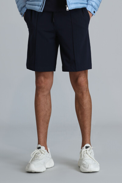 Chrıs Spor Erkek Chino Şort Slim Fit Lacivert - 4
