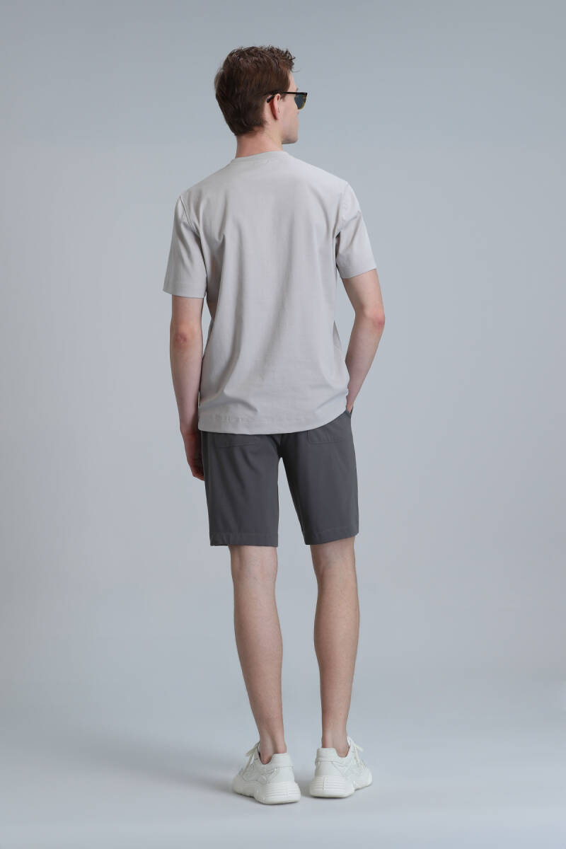 Chrıs Spor Erkek Chino Şort Slim Fit Nefti Yeşil - 6