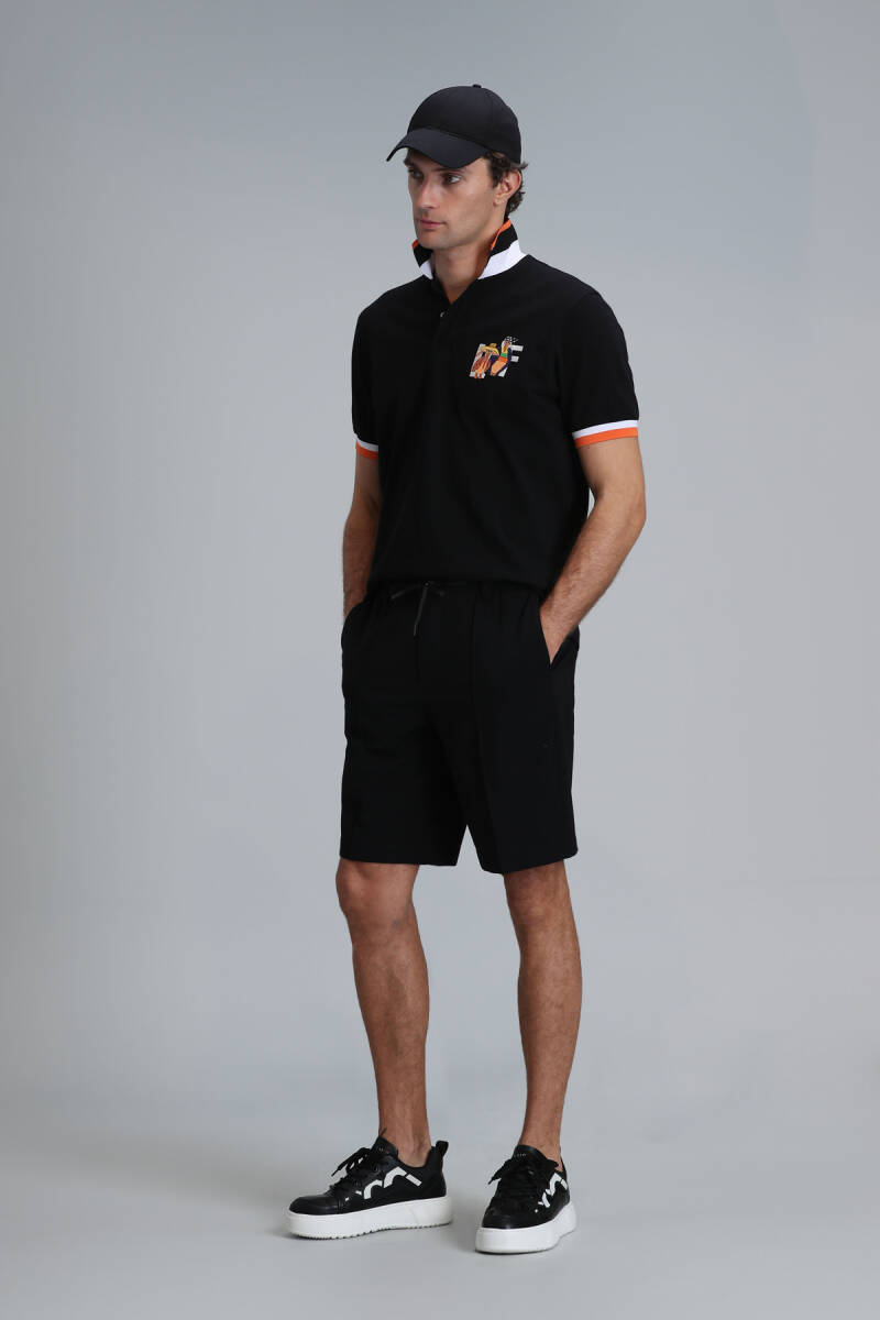 Chrıs Spor Erkek Chino Şort Slim Fit Siyah - 1