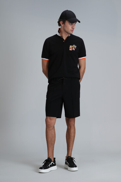 Chrıs Spor Erkek Chino Şort Slim Fit Siyah - 3