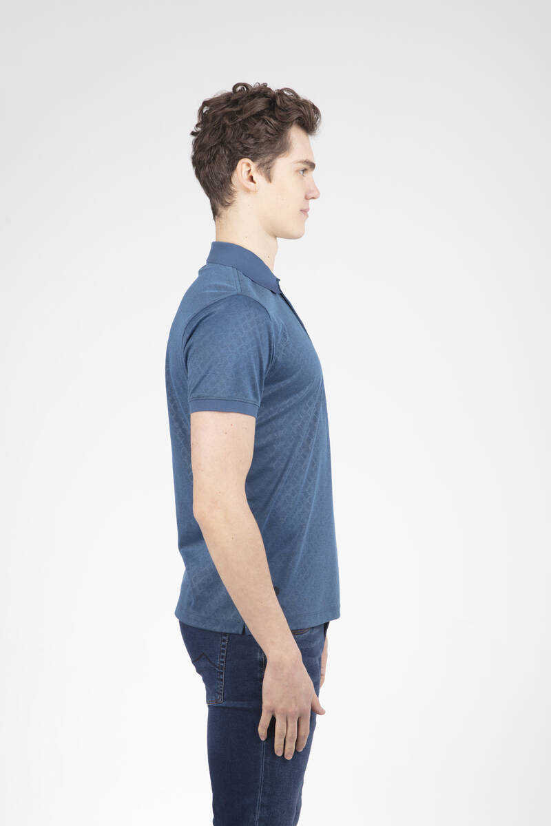 Clark Polo Erkek Polo Tişört İndigo - 3