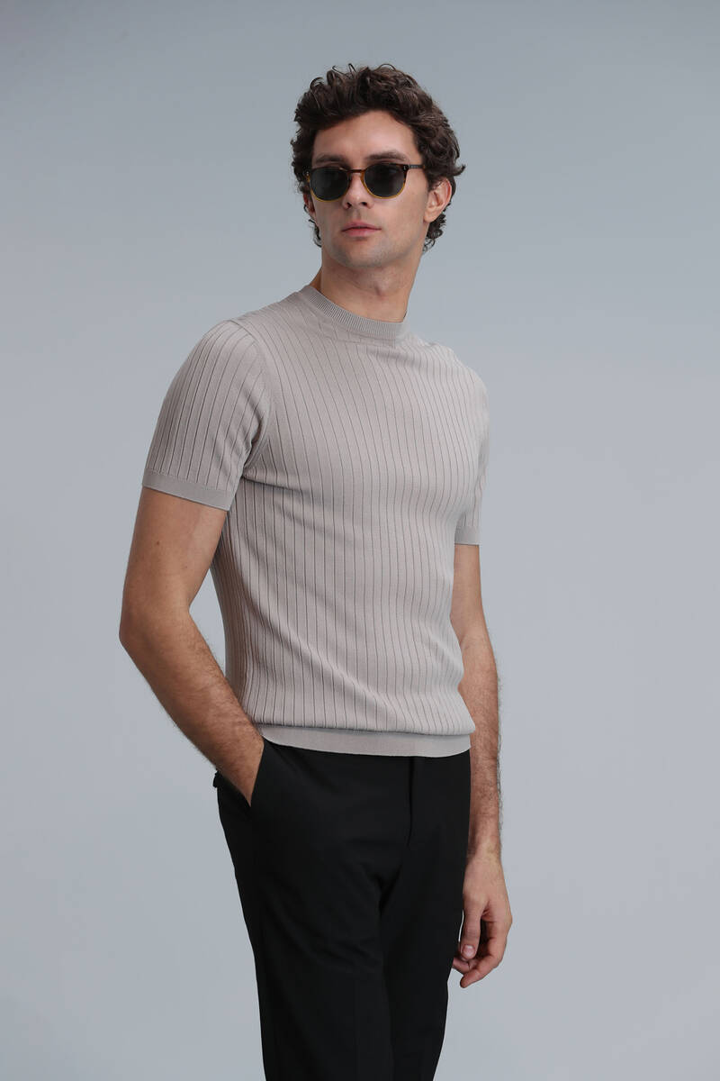 Class Men's Sweater Beige - 4