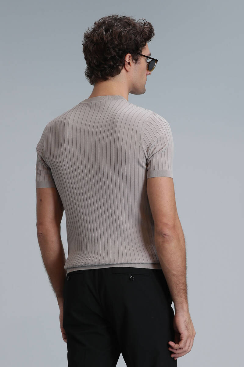 Class Men's Sweater Beige - 6
