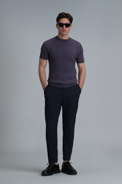 Class Men's Sweater Plum - 2