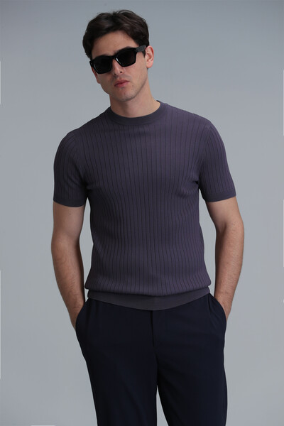 Class Men's Sweater Plum - 3