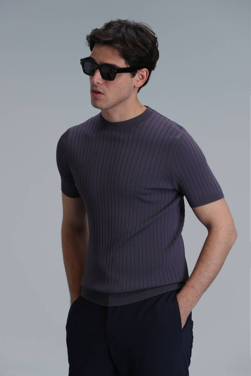 Class Men's Sweater Plum - 4