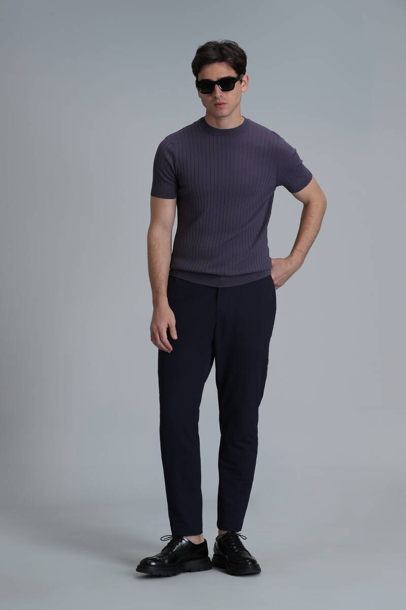 Class Men's Sweater Plum - 5