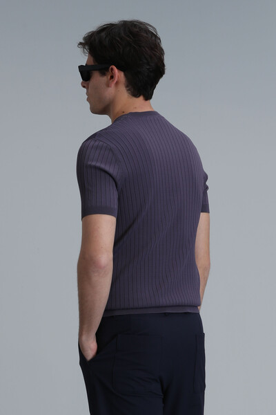 Class Men's Sweater Plum - 6
